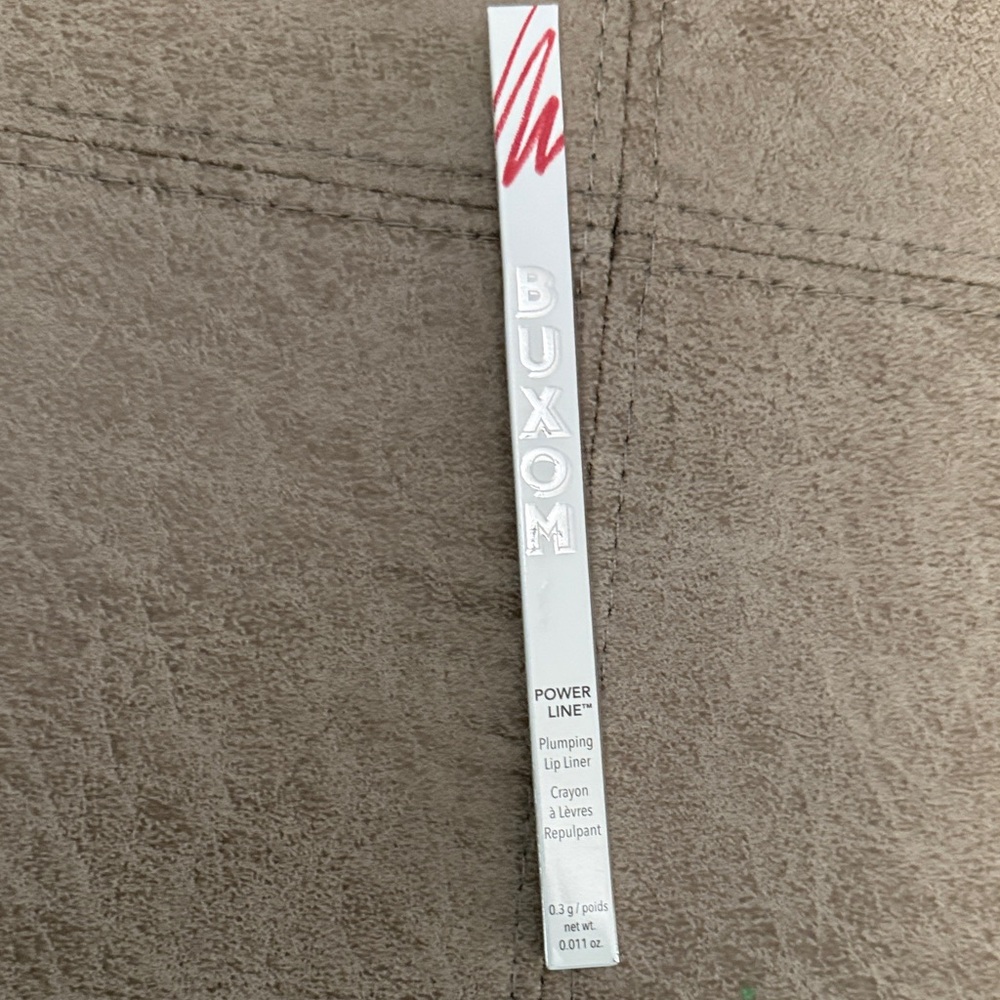 Buxom Power Line Lip Liner in Silver and Red